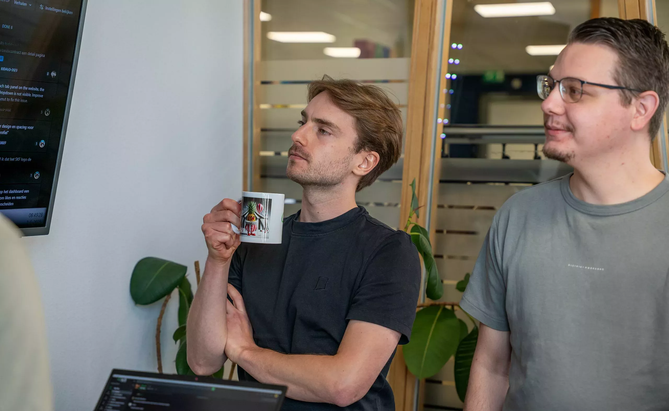 Zoho team overleg Machiel en Tim - ICIT
