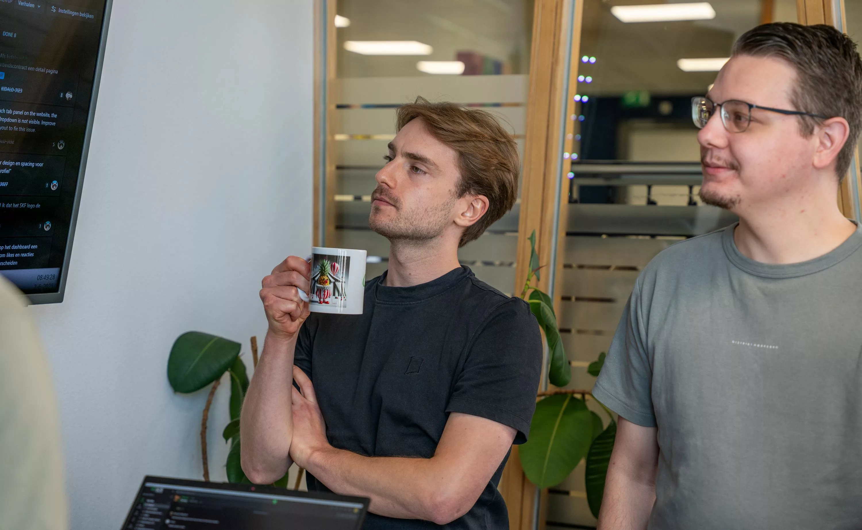 Zoho team overleg Machiel en Tim - ICIT