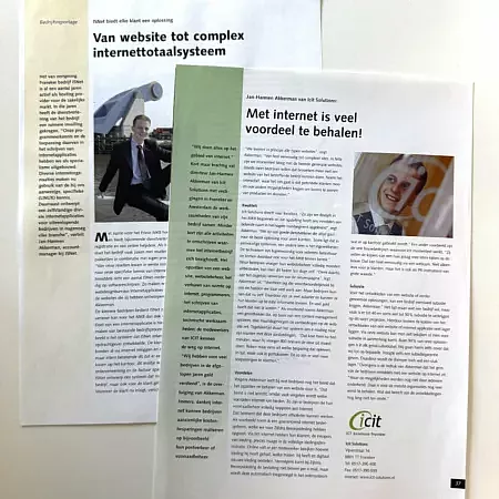 Artikelen Jan Harmen Akkerman 25 jaar ICIT