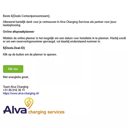 Sjabloon email case Alva - ICIT